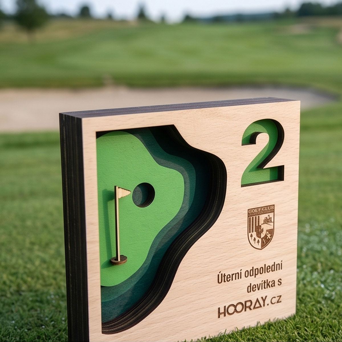 Série trofejí pro Golf Resort Hluboká