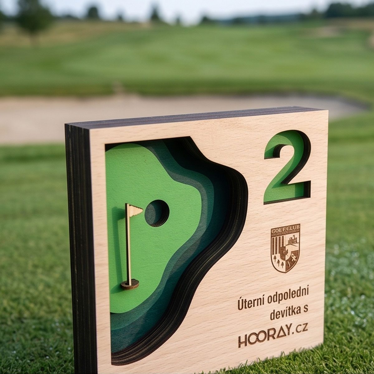 Série trofejí pro Golf Resort Hluboká