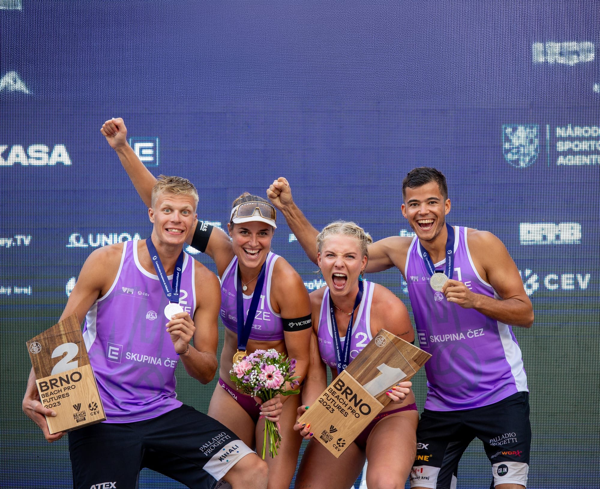 Brno Beach Pro Futures – trofeje