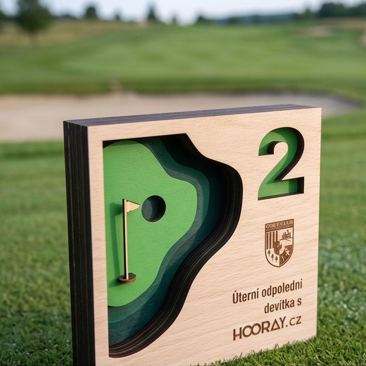 Série trofejí pro Golf Resort Hluboká