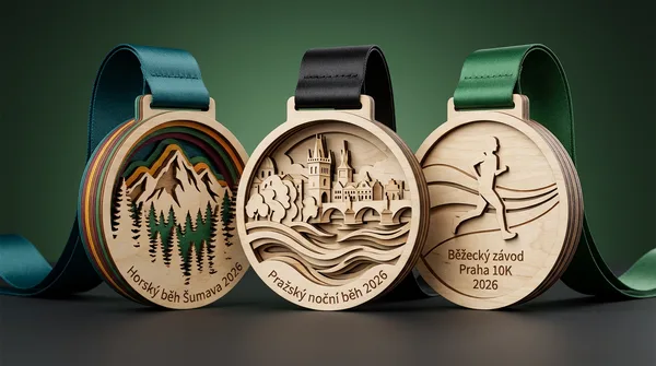 3D vícevrstvé medaile